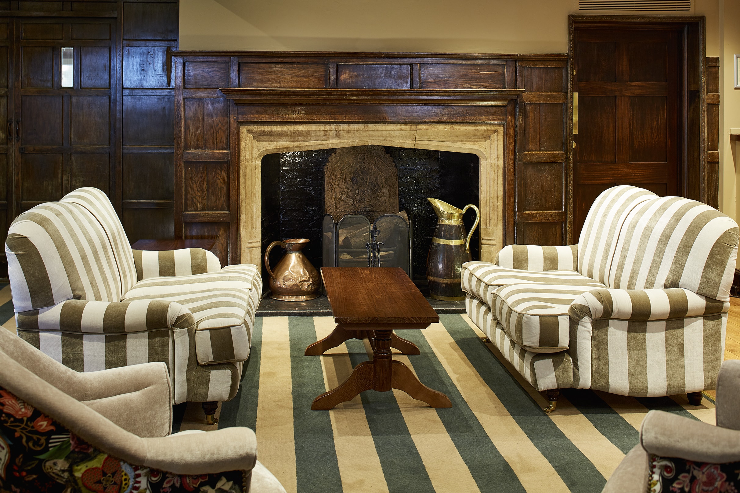 Cromwell hotel fireplace