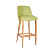 Bari Leather Bar Stool
