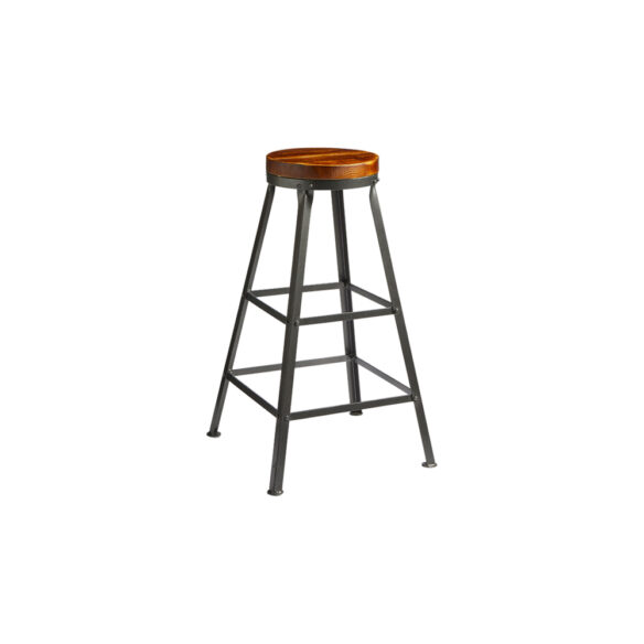 Mex Pine Wood Bar Stool