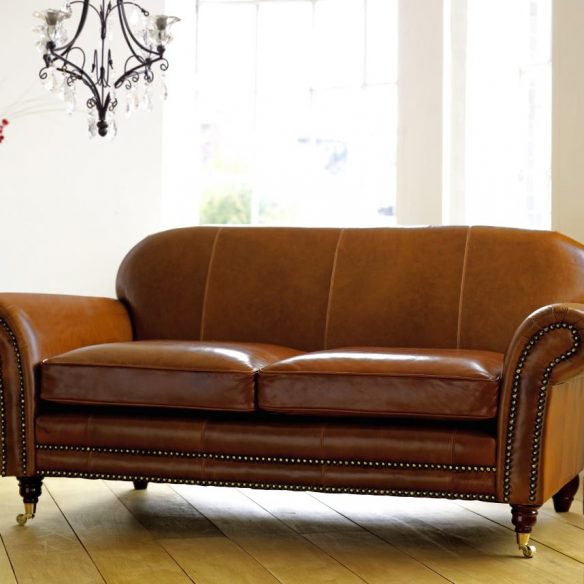 St Charles Leather St Charles Leather Sofa