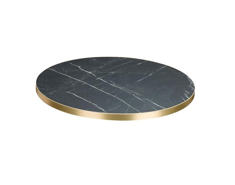 Laminated Table Top - Black/Gold - Image 2