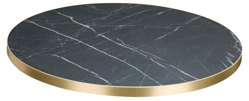 Laminated Table Top - Black/Gold - Image 3