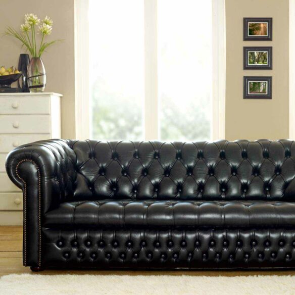 Clarendon 2 Seater Buttoned Seat Sofa 1 Clarendon 2 Seater Buttoned Seat Sofa