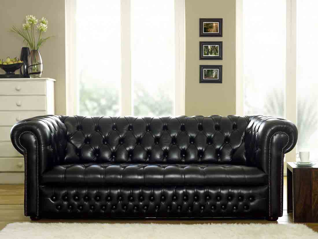 Clarendon 2 Seater Buttoned Seat Sofa