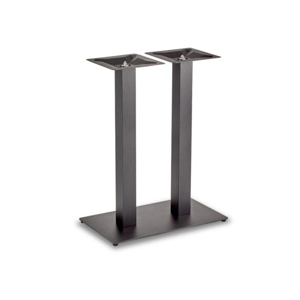 Profile Twin Pedestal Poseur Table Base Profile Twin Pedestal Poseur Table Base